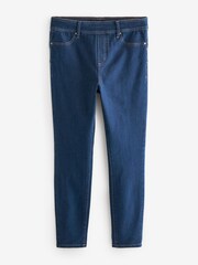 Denim Dark Wash Pull On Skinny Jeans - Image 1 of 2