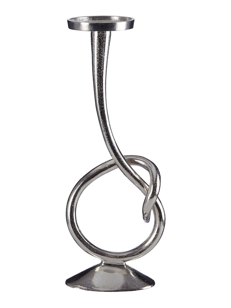 Fifty Five South White Twist Candle Holder - Image 1 of 1