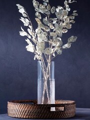 LSA International Clear Wicker Vase - Image 1 of 3