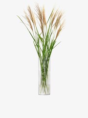 LSA International Clear Wicker Vase - Image 3 of 3