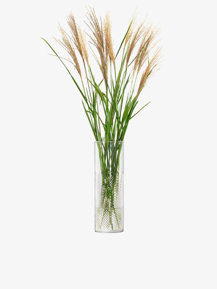 LSA International Clear Wicker Vase - Image 3 of 3