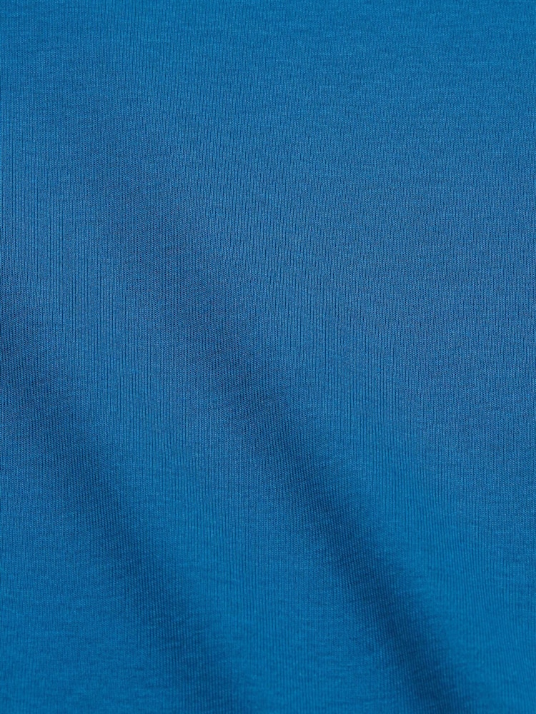 Esprit Blue Rhinestones Logo 100% Cotton T-Shirt - Image 3 of 3