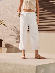Alb - Bluze tip bustieră cargo subțire Pantaloni Bluze tip bustieră - Image 2 of 6