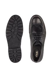 Clarks Black Standard Fit (F) Leather Orinoco 2 Limit Shoes - Image 7 of 7