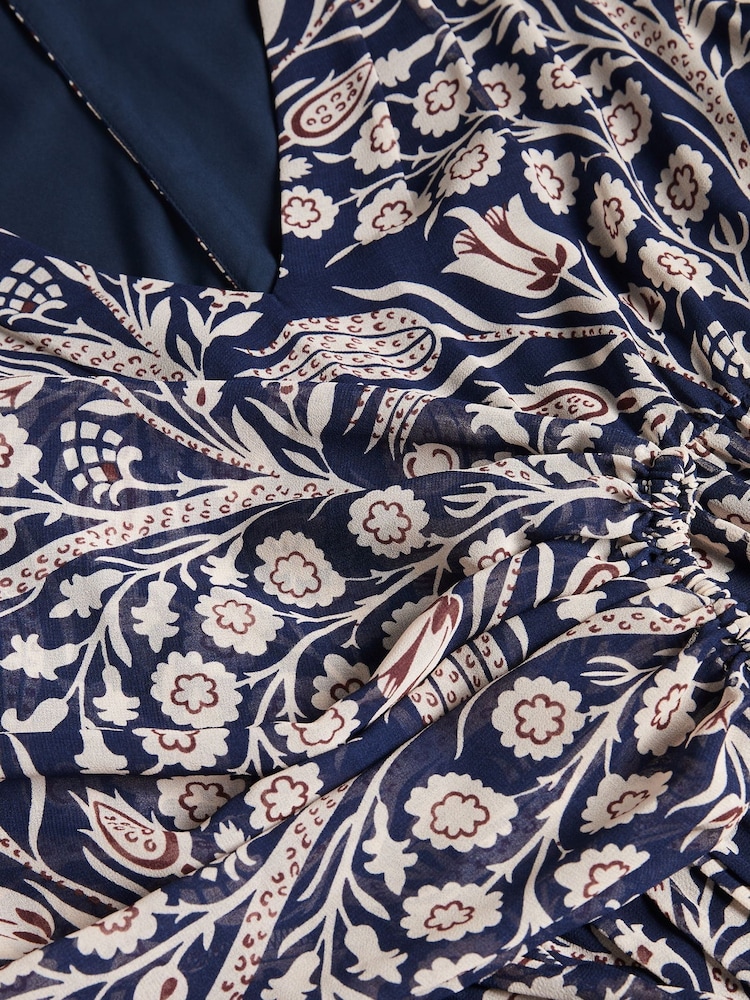 Синее платье мини свободного кроя Ted Baker Trissa - Изображение 4 из 4