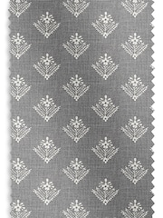 Laura Ashley Grey Lady Fern Made To Measure Roman Blinds - Image 6 of 6