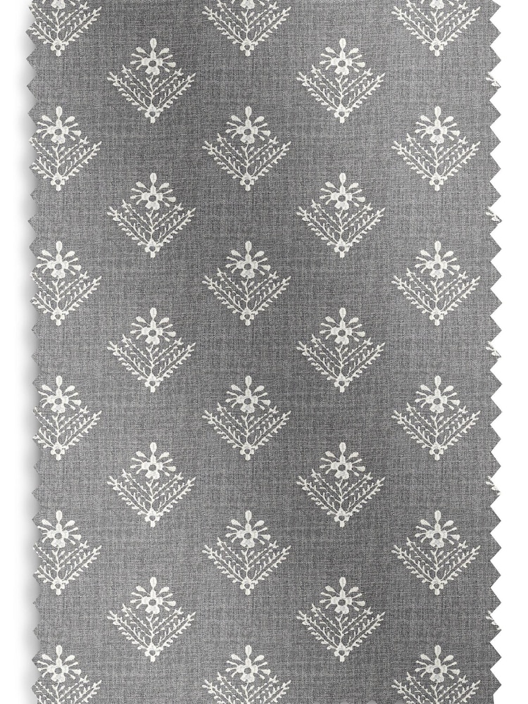 Laura Ashley Grey Lady Fern Made To Measure Roman Blinds - Image 6 of 6