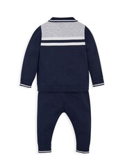 Mamas & Papas Blue Two Piece Navy Knit Set - Image 2 of 3