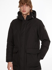 Tommy Hilfiger Rockie Down Black Parka Jacket - Image 1 of 7