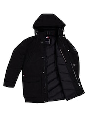 Tommy Hilfiger Rockie Down Black Parka Jacket - Image 6 of 7