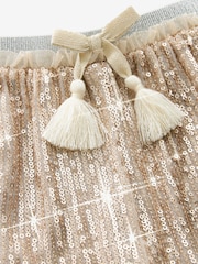 Mint Velvet Gold Sequin Shorts - Image 7 of 7