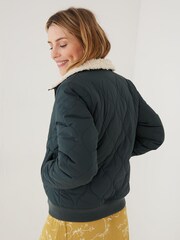 FatFace Green Reversible Jacket - Image 2 of 4