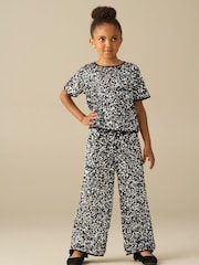 Angel & Rocket Silver Leona Sequin Trousers - Image 1 of 3
