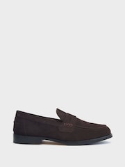 Crew Clothing Brown Smart Suede Loafers - Image 2 of 4