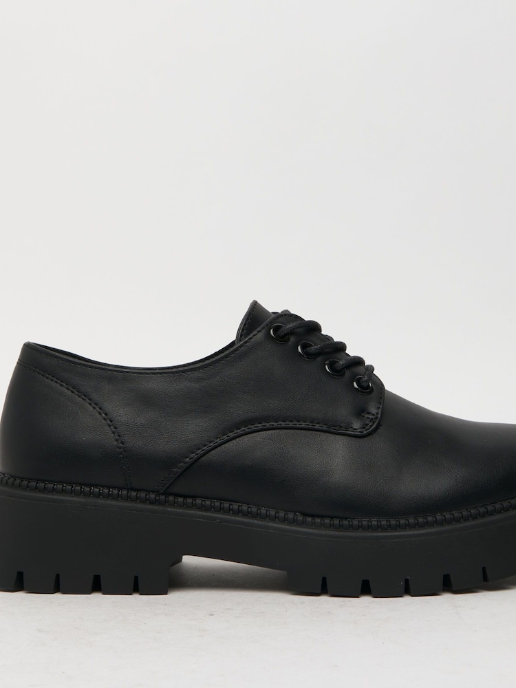 Schuh Wide Fit Lilibet Chunky Shoes - Image 1 of 2