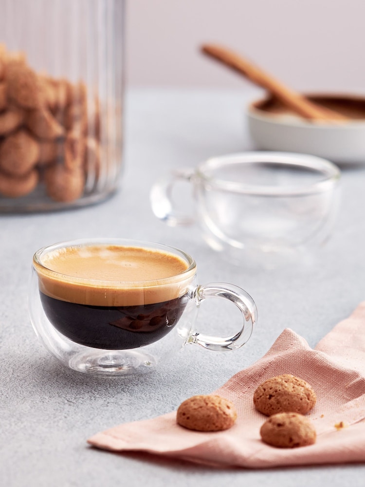 Judge Clear Duo Form Double Walled Espresso Glass Set - Image 2 of 3