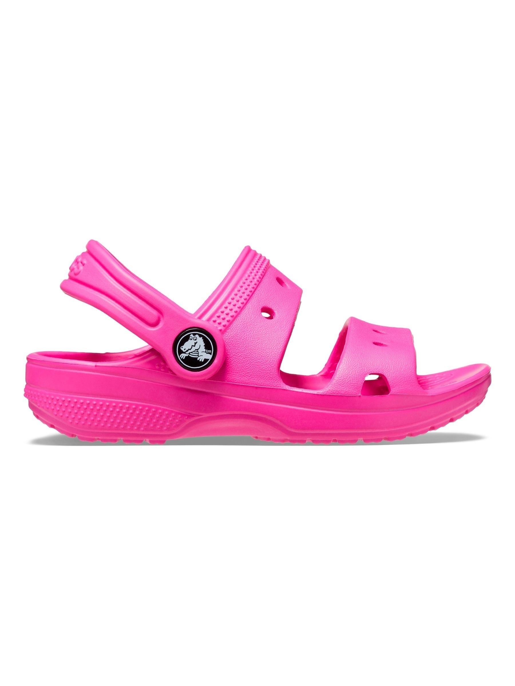Crocs sandals with backstrap top