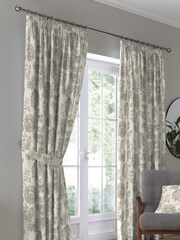 D&D Pink Indira Pencil Pleat Curtains - Image 1 of 3
