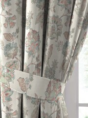 D&D Pink Indira Pencil Pleat Curtains - Image 3 of 3