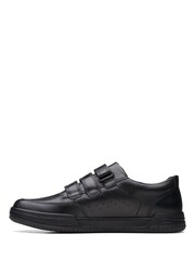 Clarks Black Multi Fit Leather Fawn Bar Shoes - Image 2 of 7