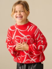 Rot - Angel & Rocket Livia Bow Jumper - Bild 5 von 7