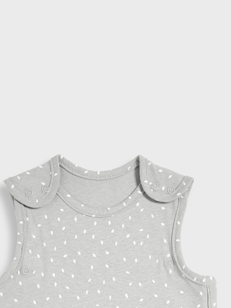 The Little Green Sheep Grey 1 Tog Baby Sleep Bag - Image 2 of 2