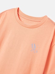 Joules Boys' Ben Orange Short Sleeve T-Shirt - Image 3 of 4