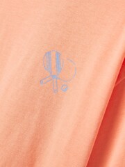 Joules Boys' Ben Orange Short Sleeve T-Shirt - Image 4 of 4