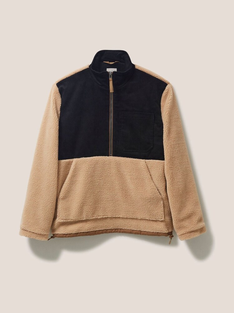 White Stuff Natural Grove Half Zip Jumper - Image 4 of 4