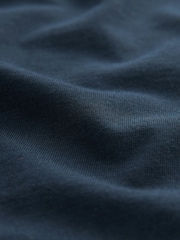 Black/Slate/Grey Marl/White/Navy/Blue Slim Fit Essential Cotton T-Shirts 6 Pack - Image 14 of 16