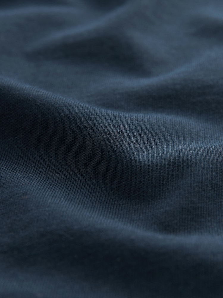 Black/Slate/Grey Marl/White/Navy/Blue Slim Fit Essential Cotton T-Shirts 6 Pack - Image 14 of 16