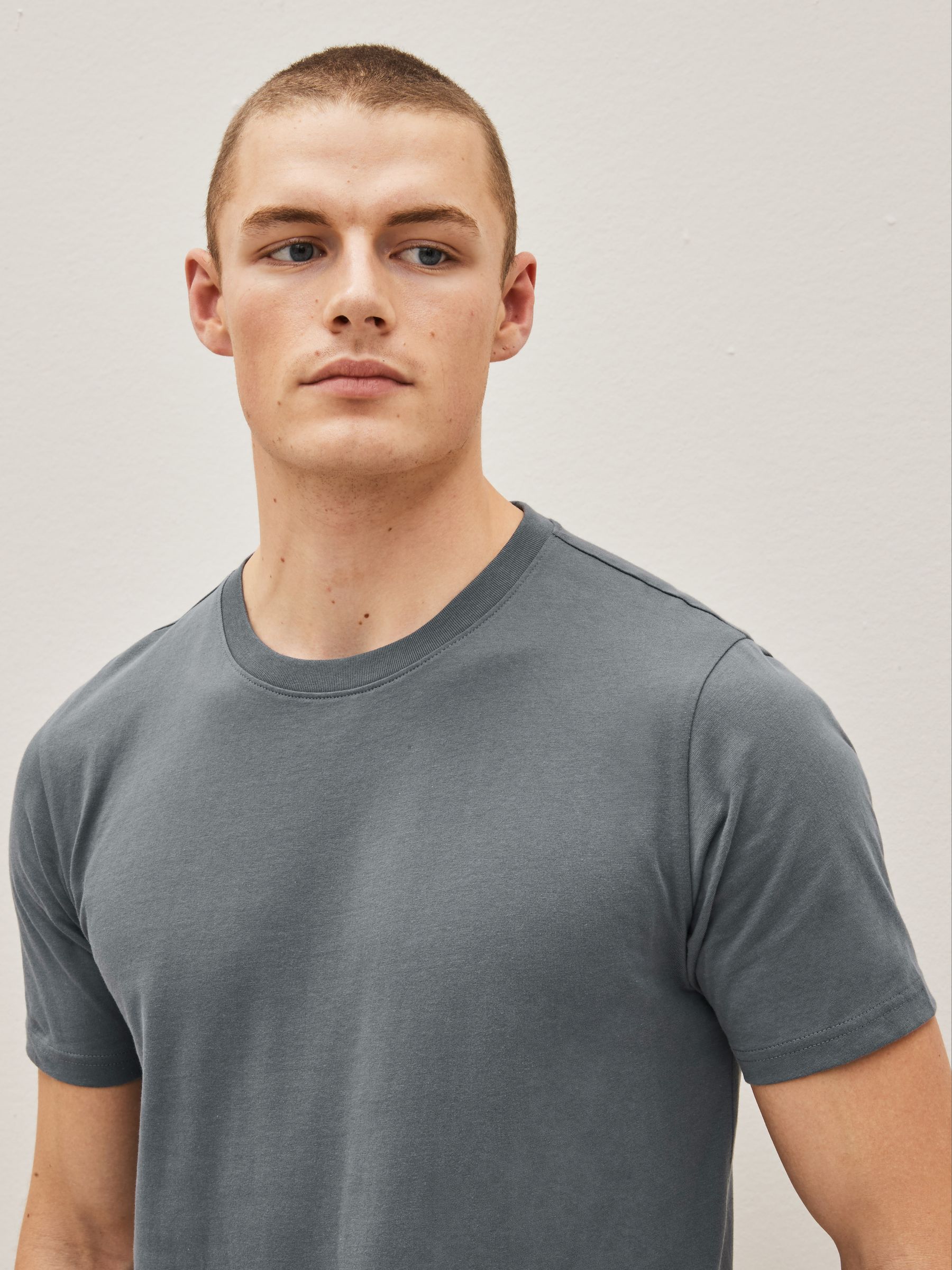 Buy Black/Slate/Grey Marl/White/Navy/Blue Slim Fit Essential Buy Black/Slate/Grey Marl/White/Navy/Blue Slim Fit Essential