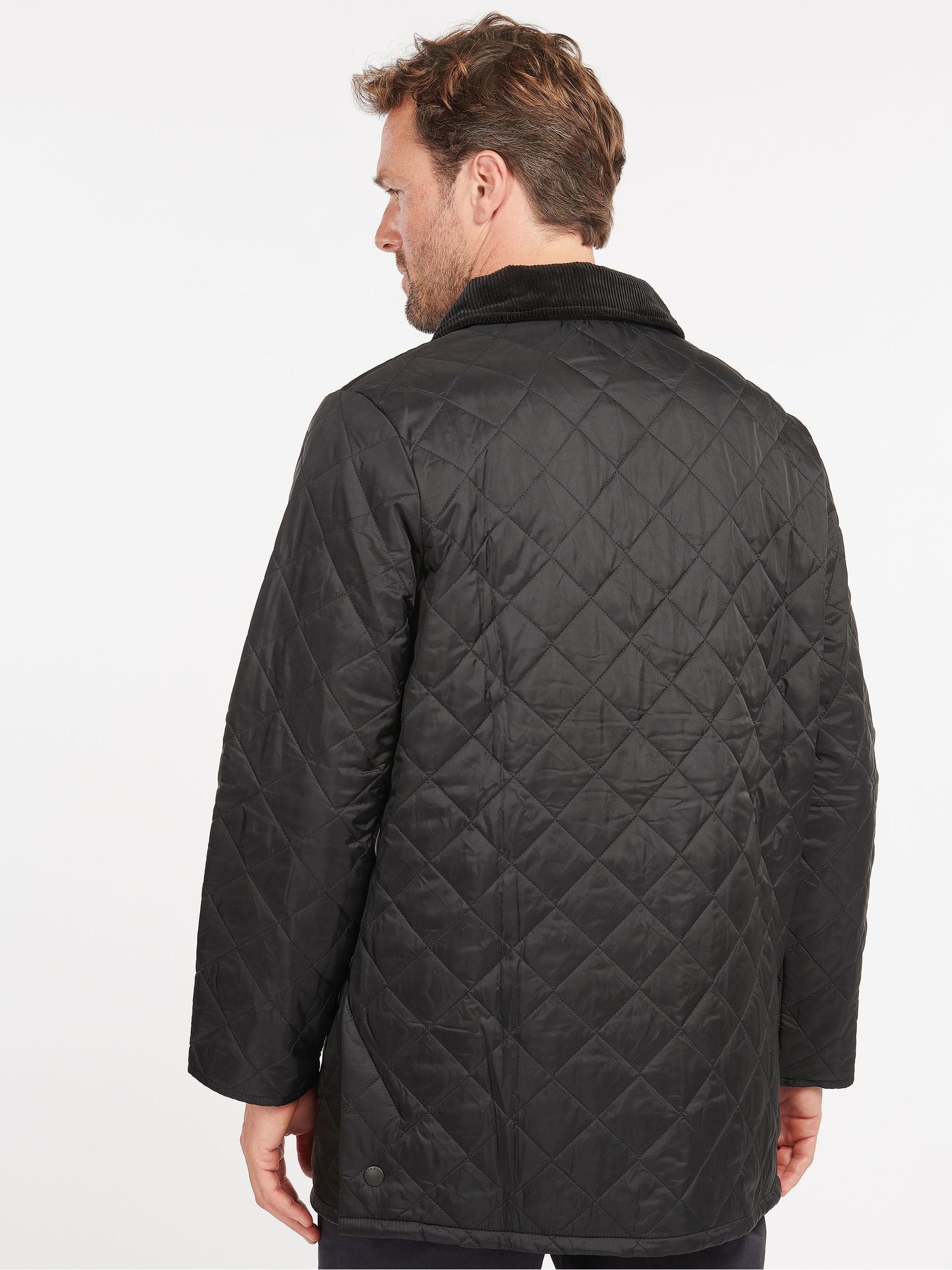 Przeglądaj Czarny - Pikowana kurtka Barbour® Liddesdale z Next Polska