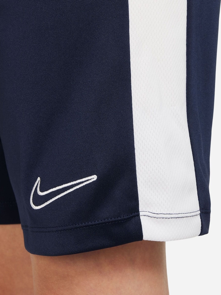 Nike Navy/White Dri-FIT Academy Training Shorts - Image 10 of 10