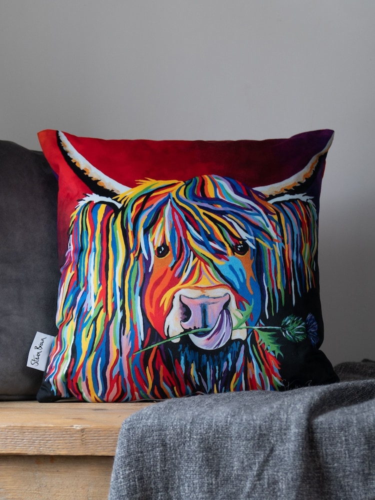 Steven Brown Art Lizzie McCoo 45cm Cushion - Image 1 of 5
