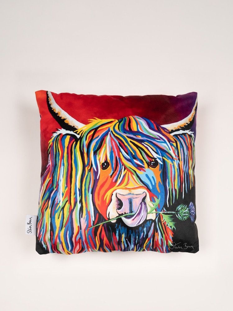 Steven Brown Art Lizzie McCoo 45cm Cushion - Image 3 of 5