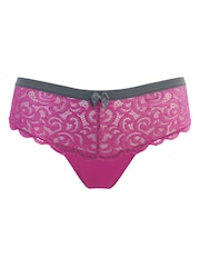 Pour Moi Purple Romance Bikini Knickers - Image 3 of 4