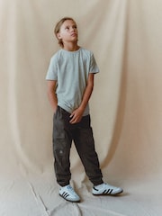 Charcoal Grey Cargo Trousers (3-16yrs) - Image 1 of 8