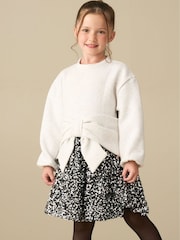 Angel & Rocket Grey Ella Sequin Sweat Dress - Image 1 of 4