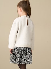 Angel & Rocket Grey Ella Sequin Sweat Dress - Image 2 of 4