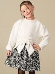 Angel & Rocket Grey Ella Sequin Sweat Dress - Image 3 of 4