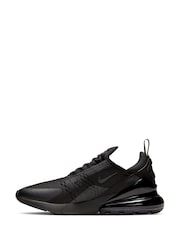 Nike Black Air Max 270 Trainers - Image 3 of 11