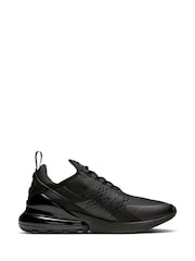 Nike Black Air Max 270 Trainers - Image 4 of 11