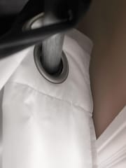 White Super Thermal Eyelet Curtain Linings - Image 3 of 4