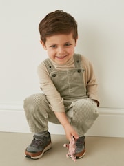 Khakigrün - Cord-Latzhose (3 Monate bis 7 Jahre) - Bild 1 von 7