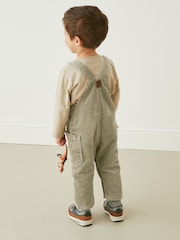 Khakigrün - Cord-Latzhose (3 Monate bis 7 Jahre) - Bild 2 von 7