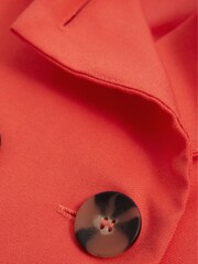 Reiss Coral Mona Junior Sleeveless Button Detail Dress - Image 7 of 7