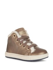 Geox Girls Gold Trottola Sneakers - Image 2 of 4