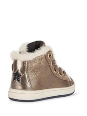 Geox Girls Gold Trottola Sneakers - Image 3 of 4