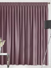 Mauve Purple Montero Velvet Made To Measure Curtains - Image 2 of 9